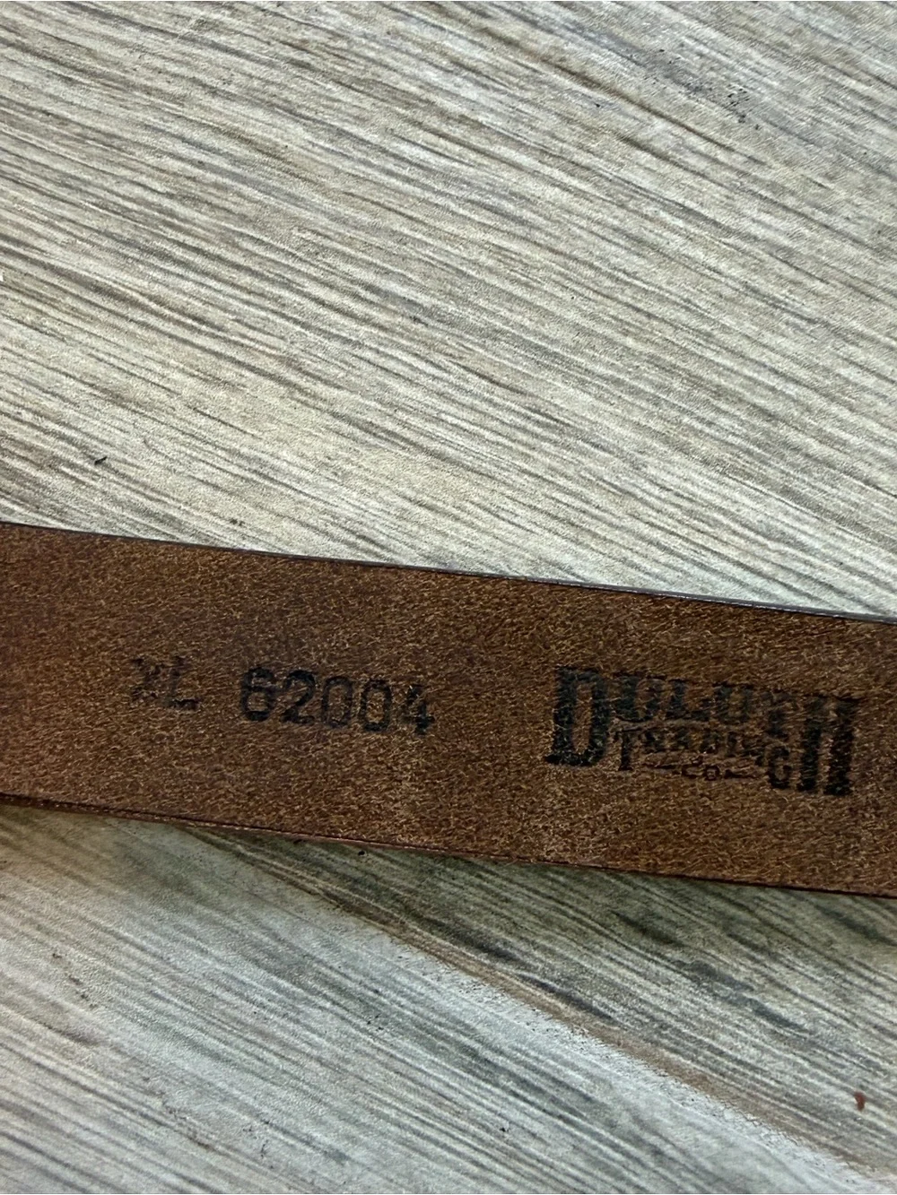 Duluth Trading Company Unhole-y Brown Leather Roller Belt XL 62004 USA Made